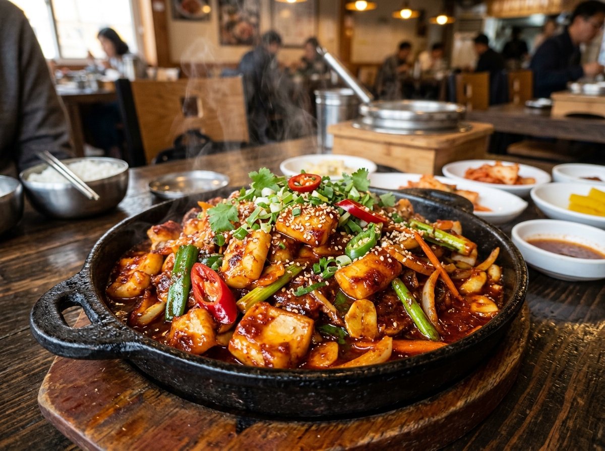 매콤한 불맛 갑오징어 볶음